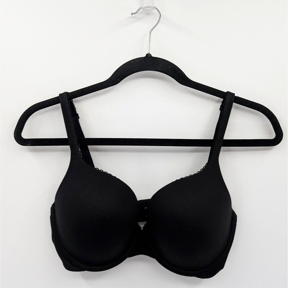 Victoria's Secret Bra Women's 32DD Black Perfect Shape